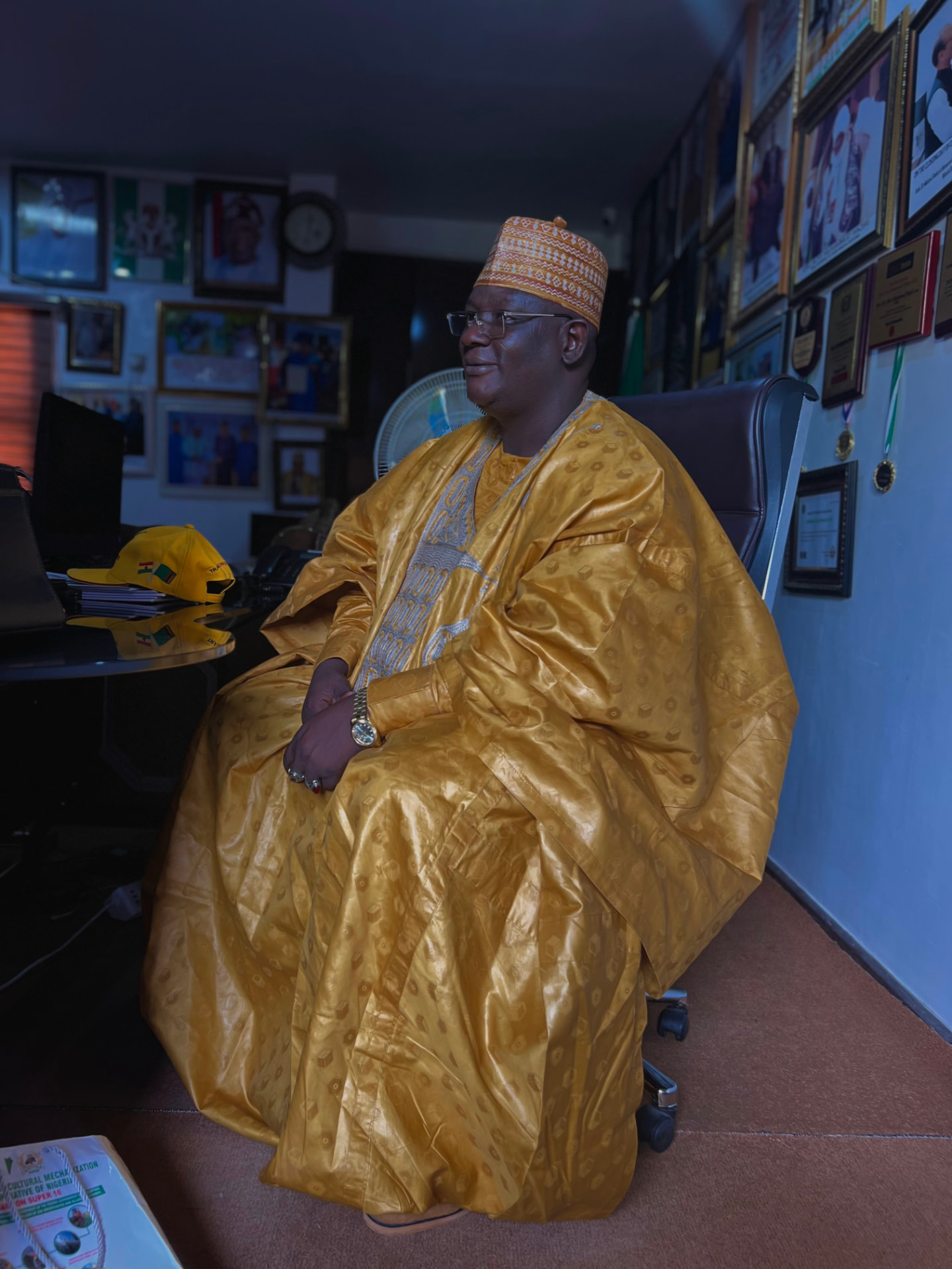Portrait of UN Amb. Engr. (Dr.) Aliyu Muhammad Waziri, Founder & National President